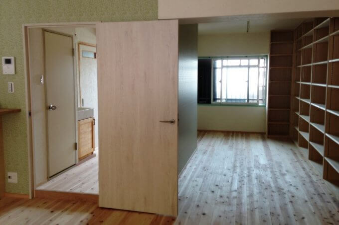 ほぼワンルームにリノベーションしたマンション